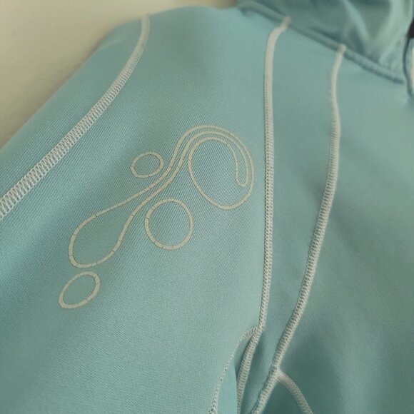 Brooks Equilibrium Tech Womens Half Zip Sweatshirt Pullover Blue- M - Picture 4 of 9